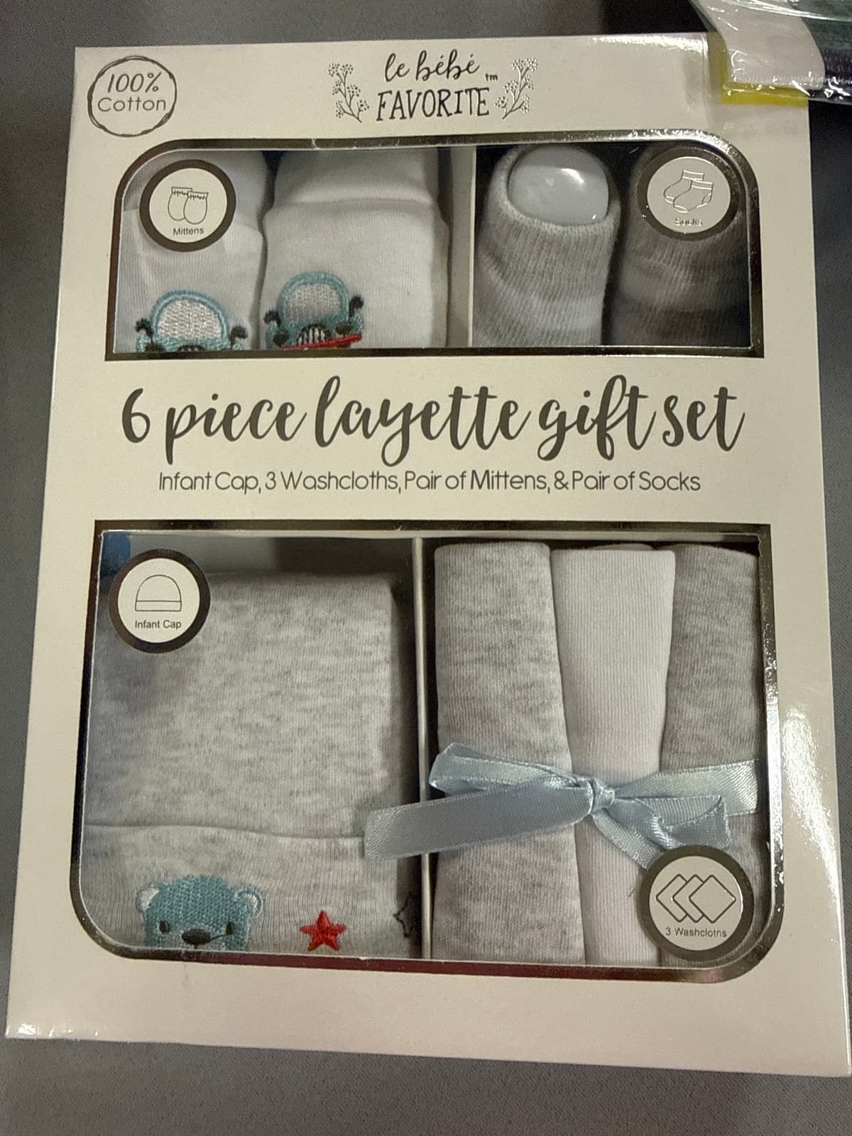 6 Piece Boy Layette Set