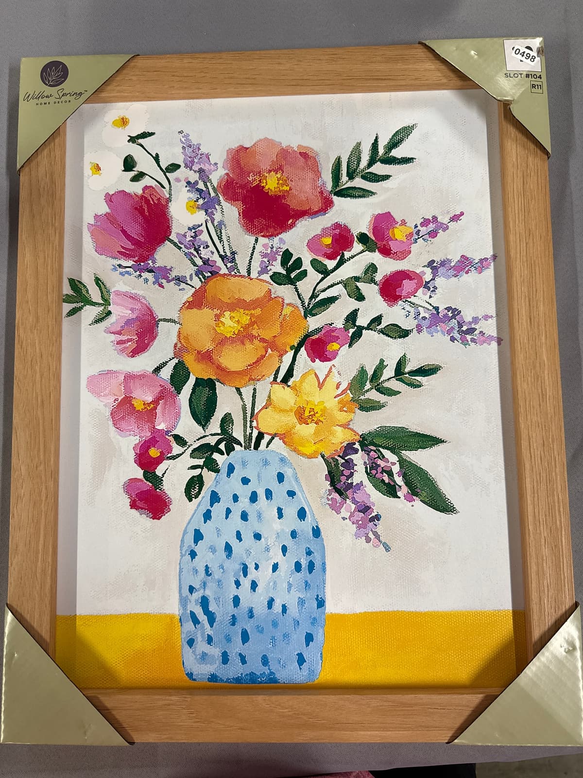 Home Decor Willow Flower Still Life