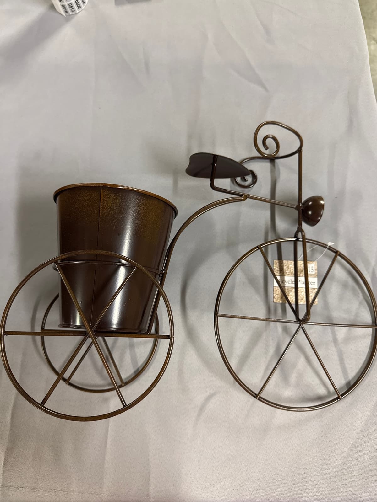 Bronze Tricycle Planter