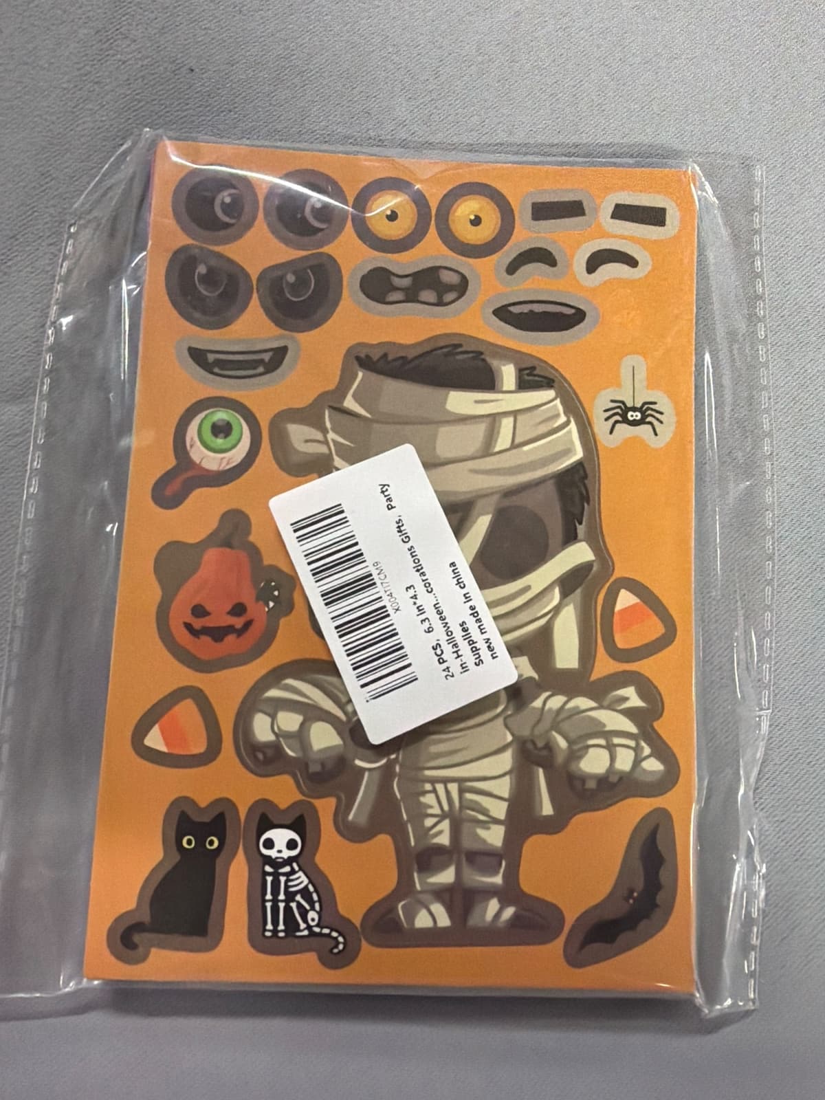 Halloween DIY Crafts Stickers for Kids Party