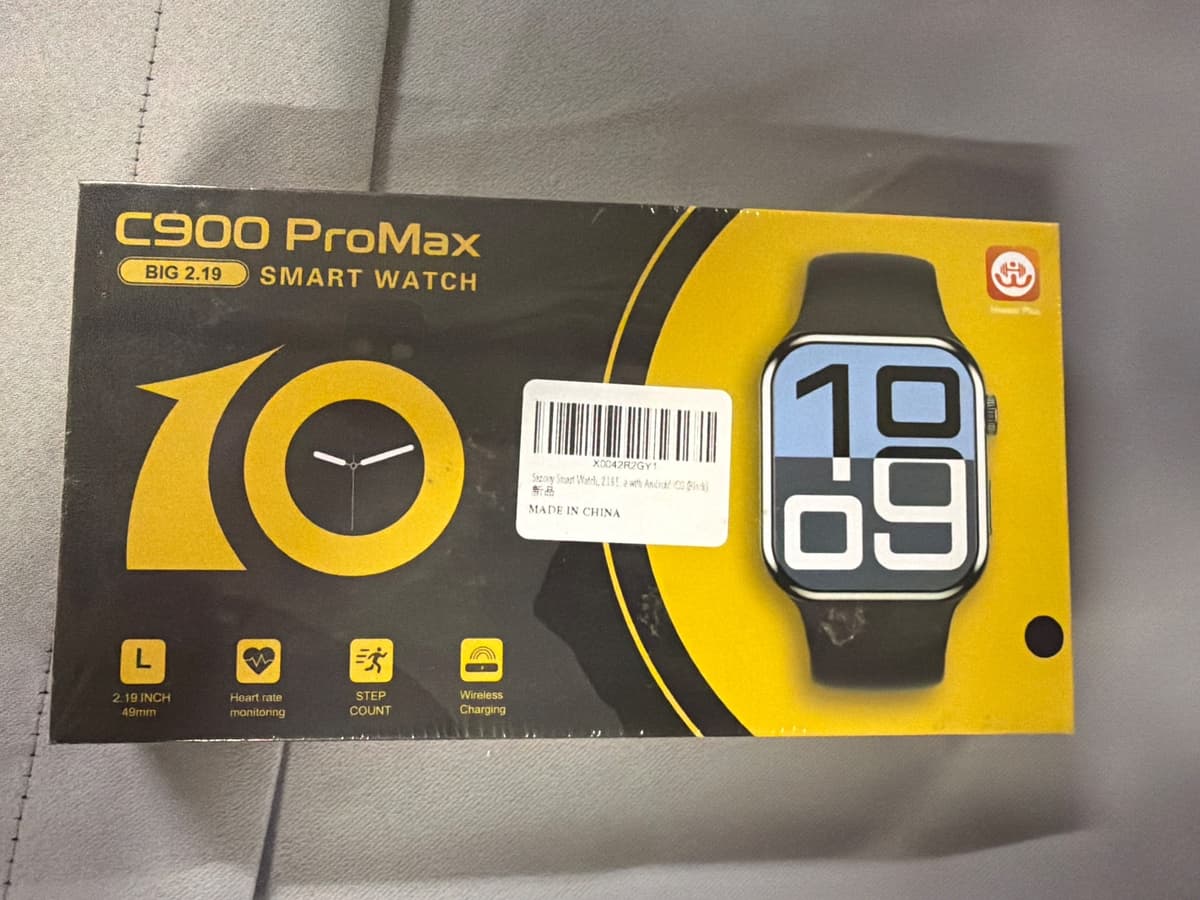 C900 ProMax Smart Watch Big 2.19 49mm Black