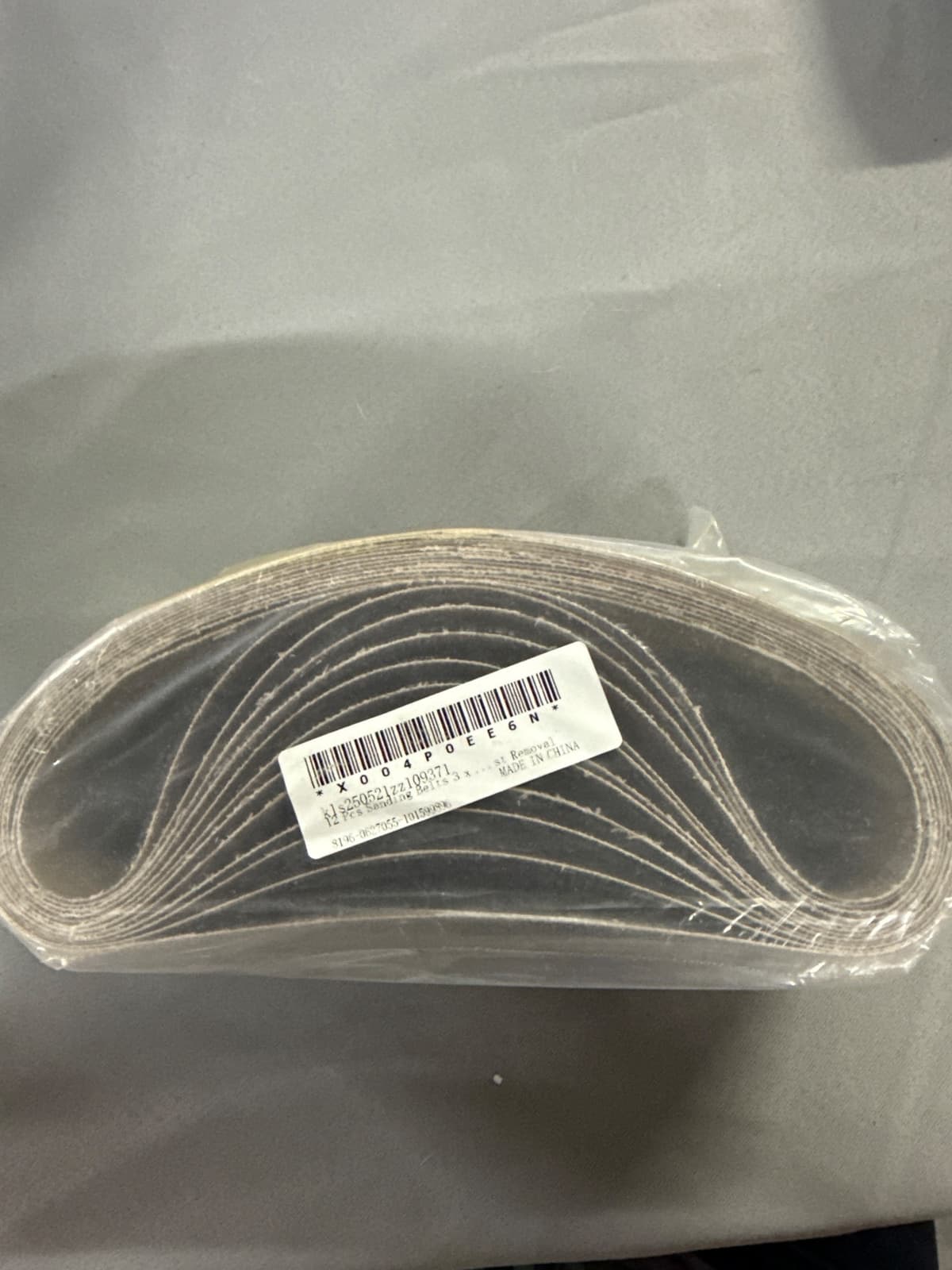 12 Pcs Sanding Belts 3 x 21 Inch 80/120/150 Grit