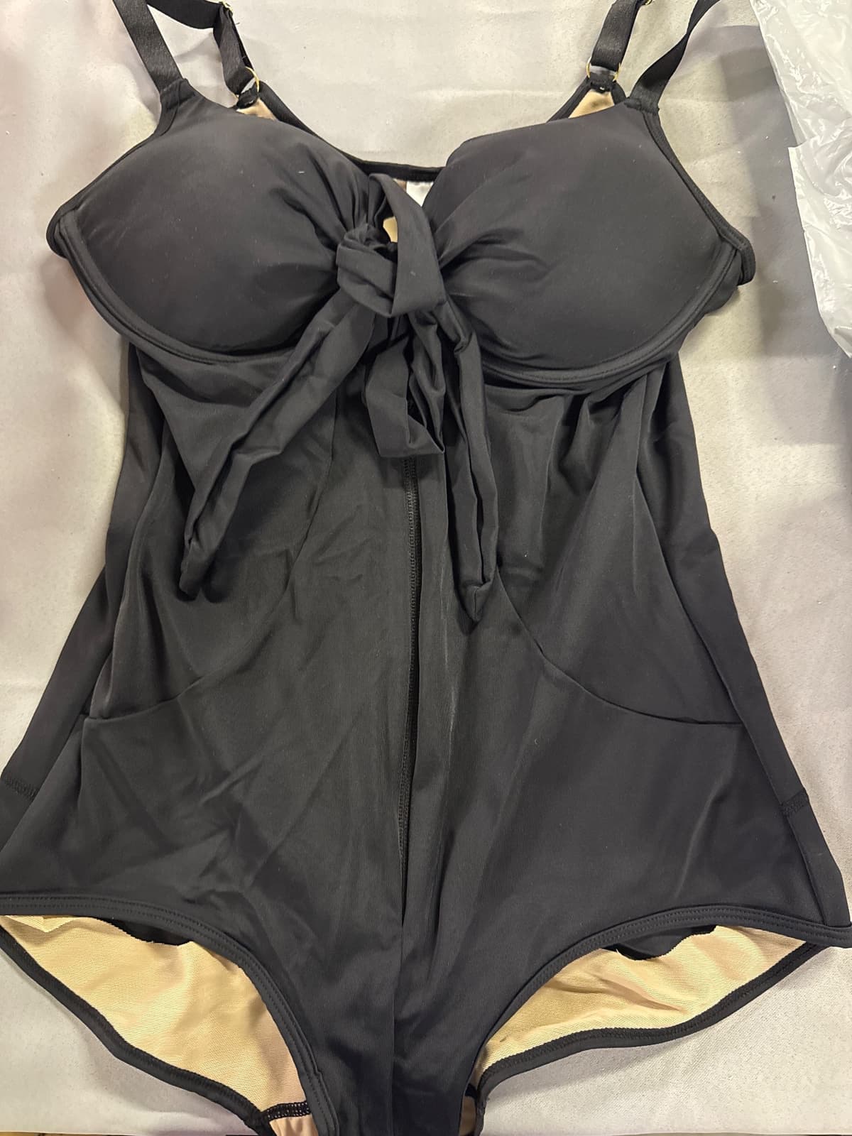 Contour Shapewear Swimsuit W/Zipper And Corset (L)