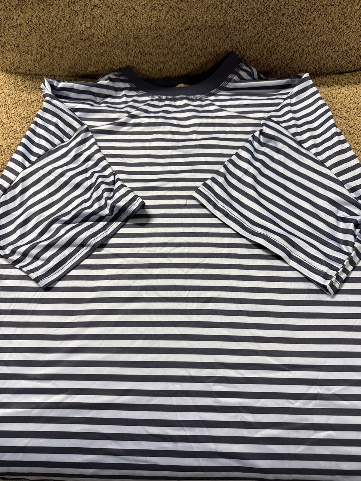 French Sailor Breton Stripe T-Shirt (L)
