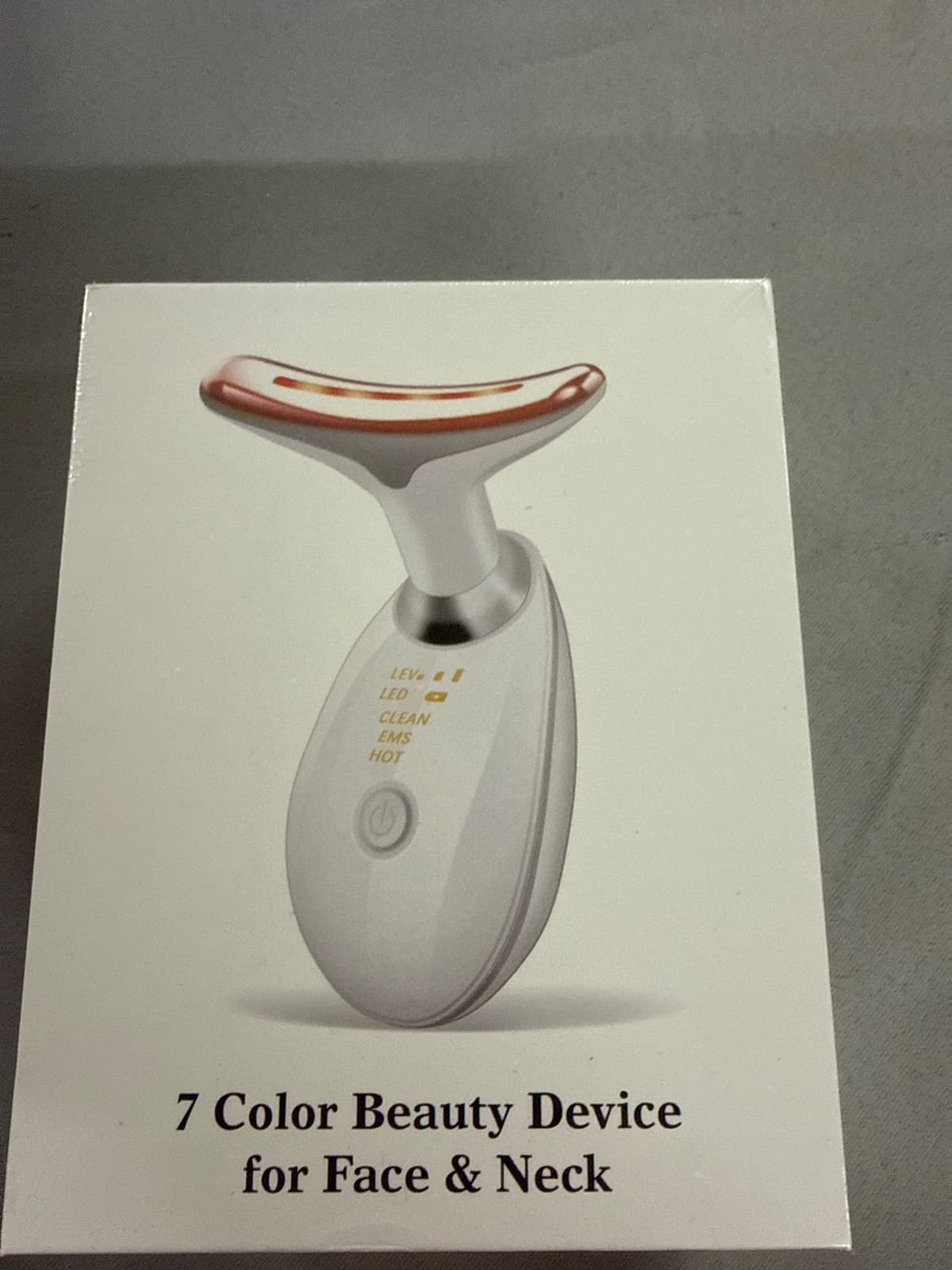 Face and Neck Massager,7 Color LED Facial