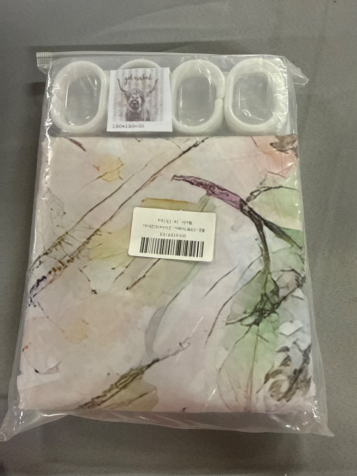 Farmhouse Highland Cow Shower Curtain, 72 Inch