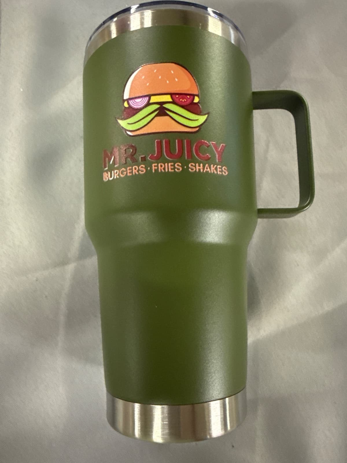 Mr. Juicy 32oz. Green Tumbler