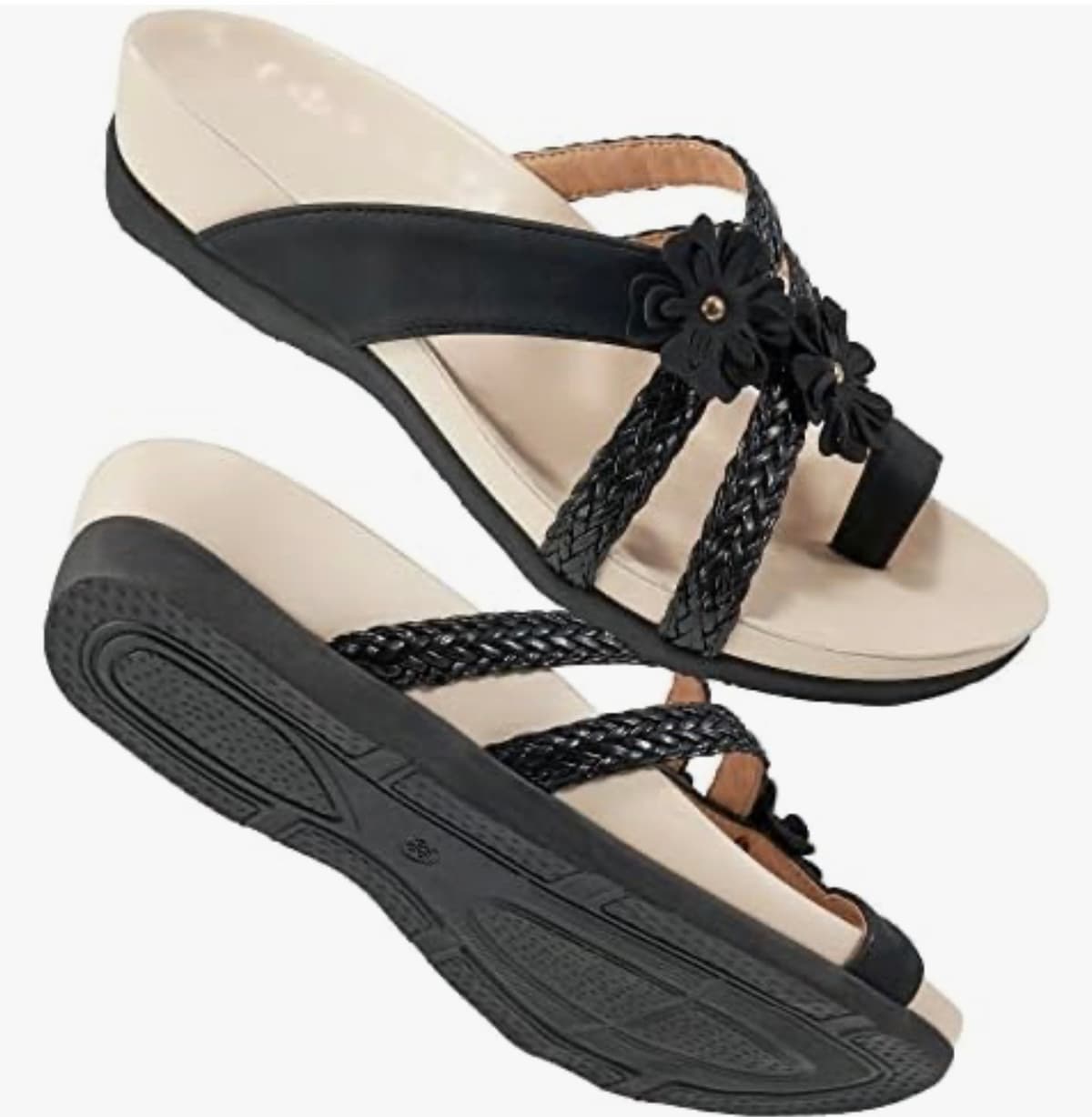 Womens Orthotic Flips Flops Sandals (8-8.5)