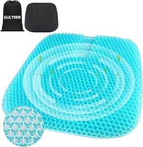 Gel Seat Cushion with Honeycomb Design