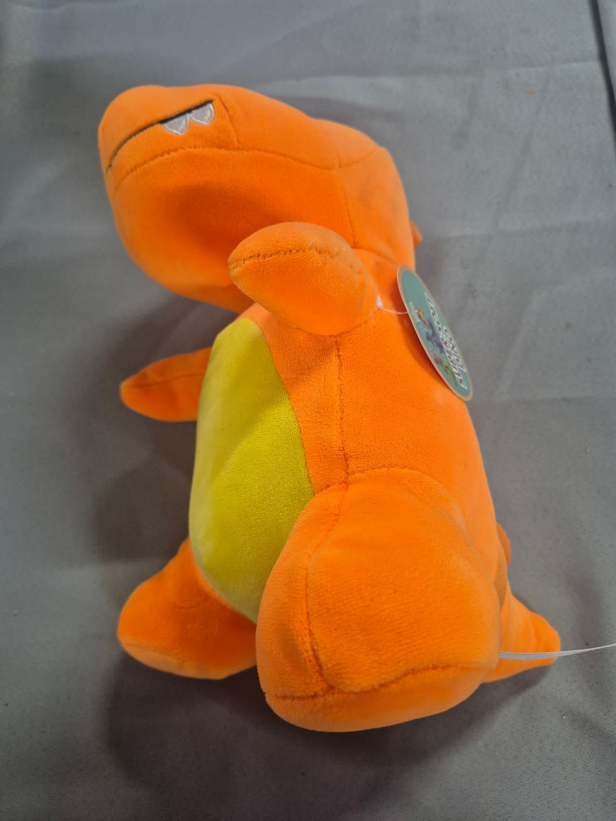 Orange Dino Plush Toy