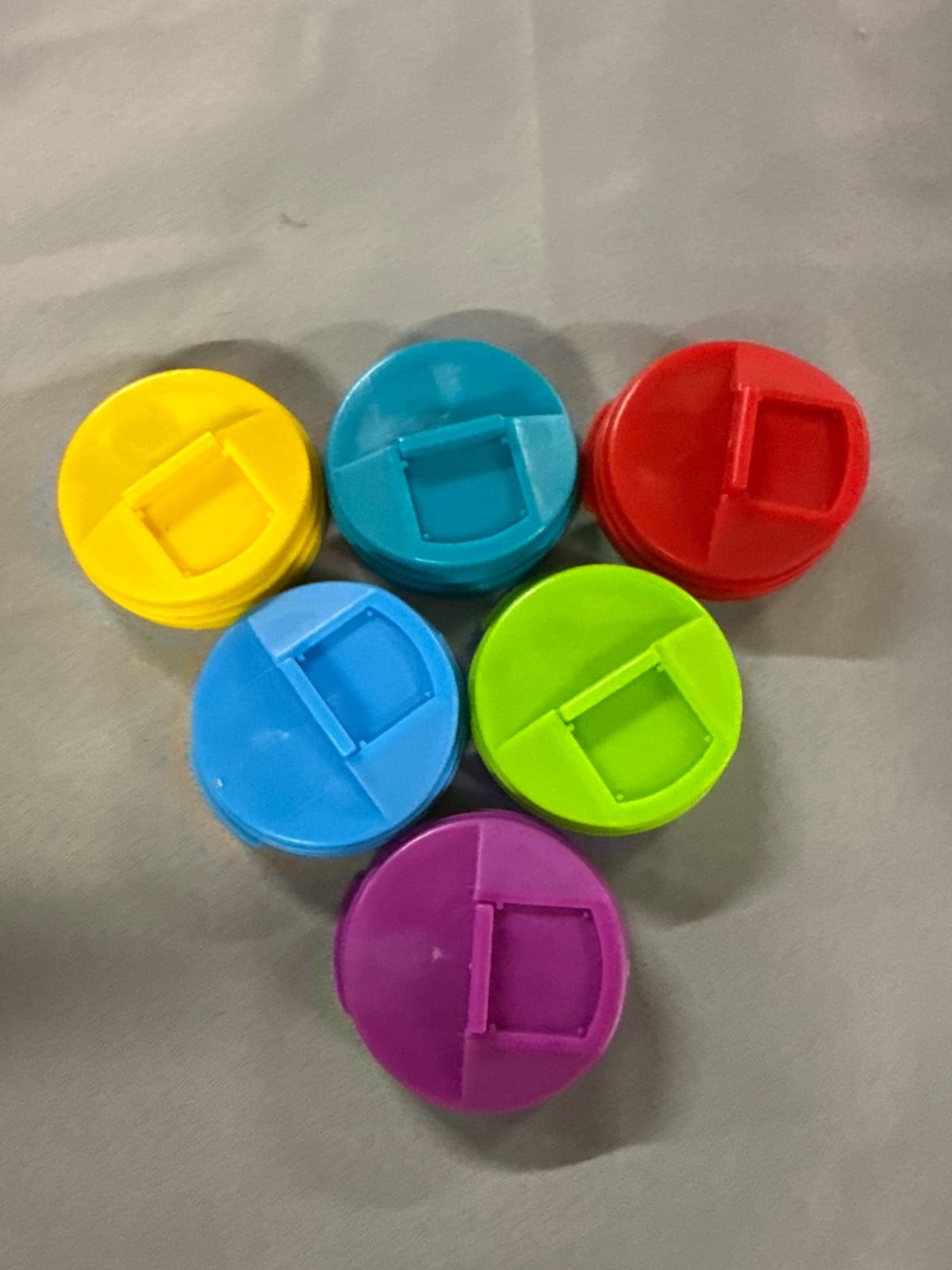 Soda Can Lid Covers, Reusable 2.4in Lids, 6-Pack