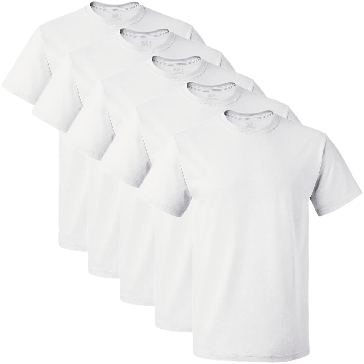 5 Fruit Of The Loom Men's Crew Neck (2XL)