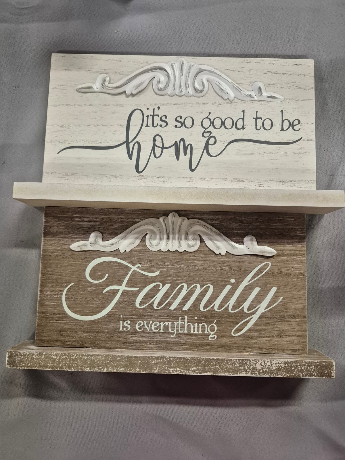 Pair Of Boho Home Decor Signs