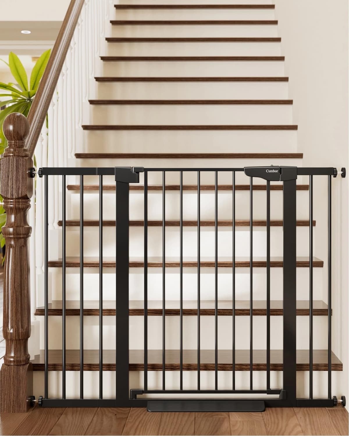 Cumbor 36" Extra Tall Baby Gate for Stairs