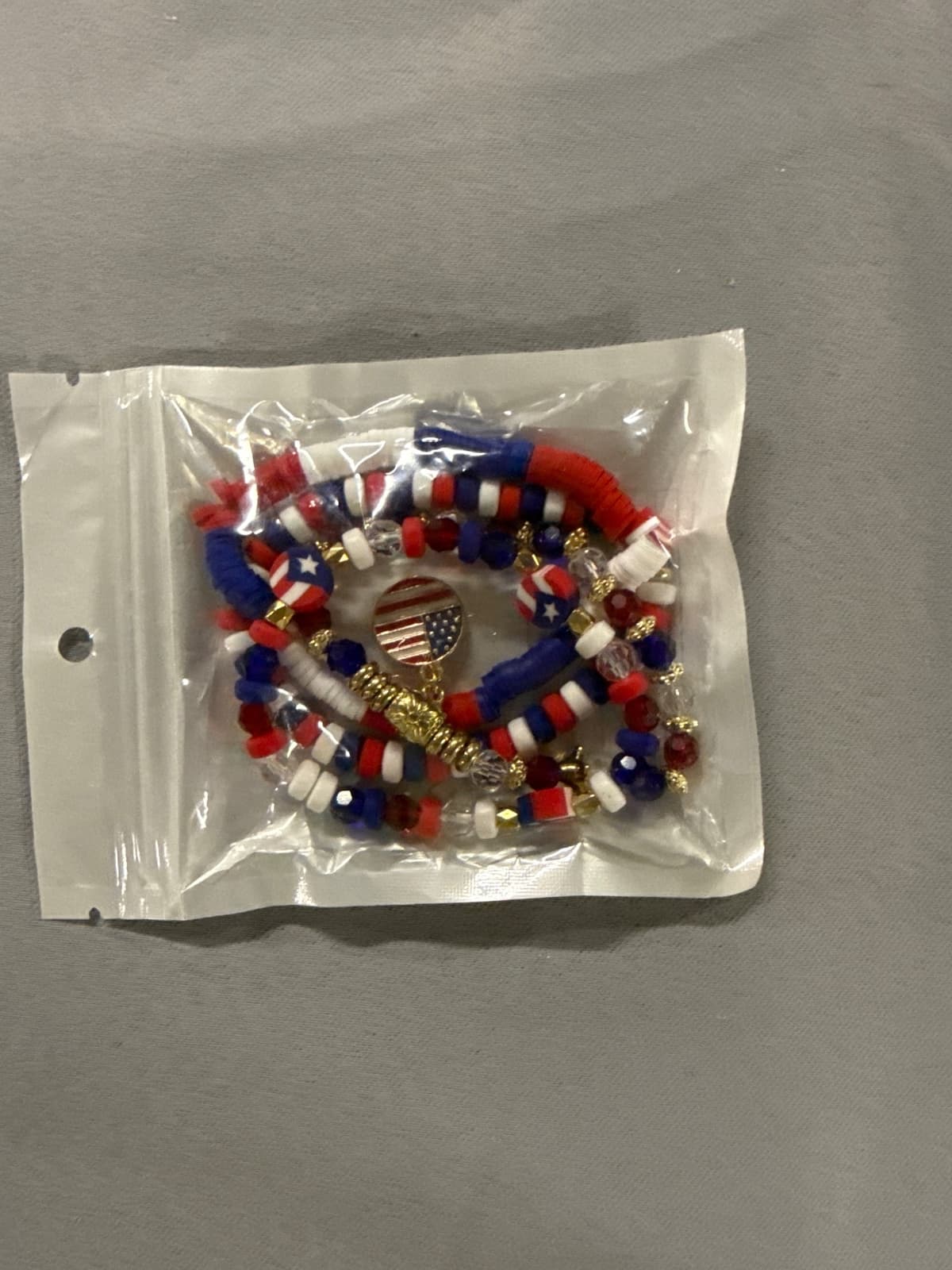 Red, White And Blue American Bracelets