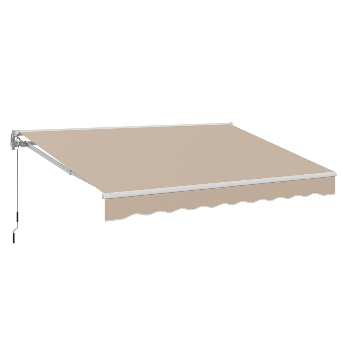 AECOJOY 8.2'×6.5' Manual Retractable Awning