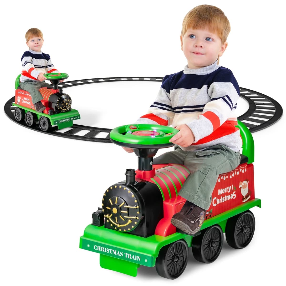 Costzon Ride on Toys, 6V Electric Ride on Train