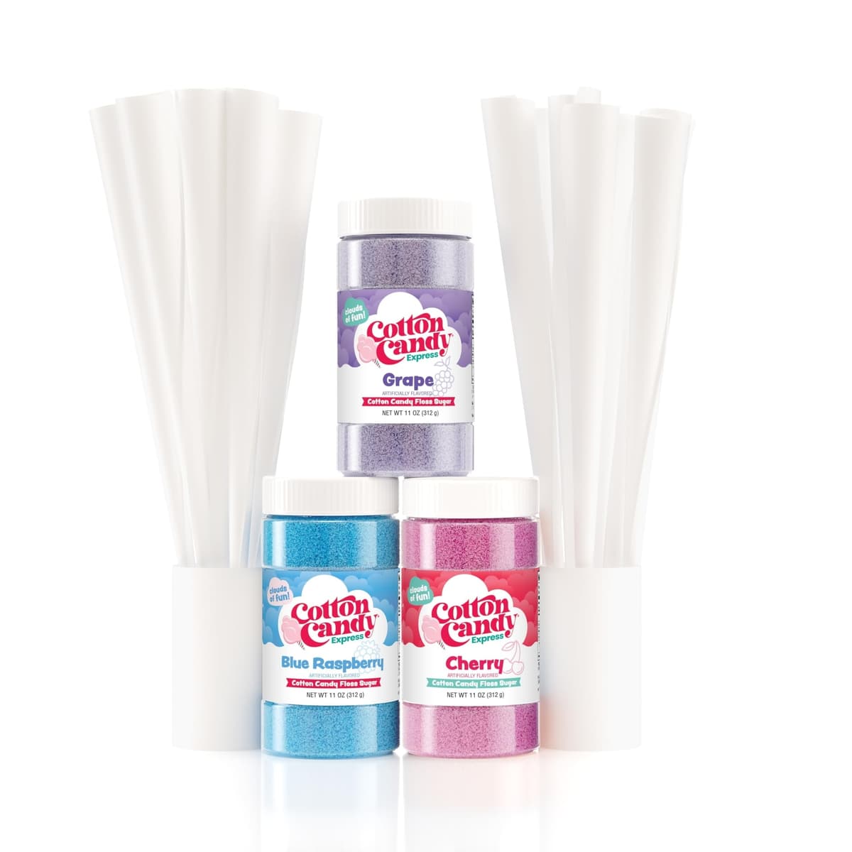 Cotton Candy Express Floss Sugar Variety, 11oz