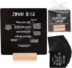 26 double-sided Bible cards, Bible Verse Mapping