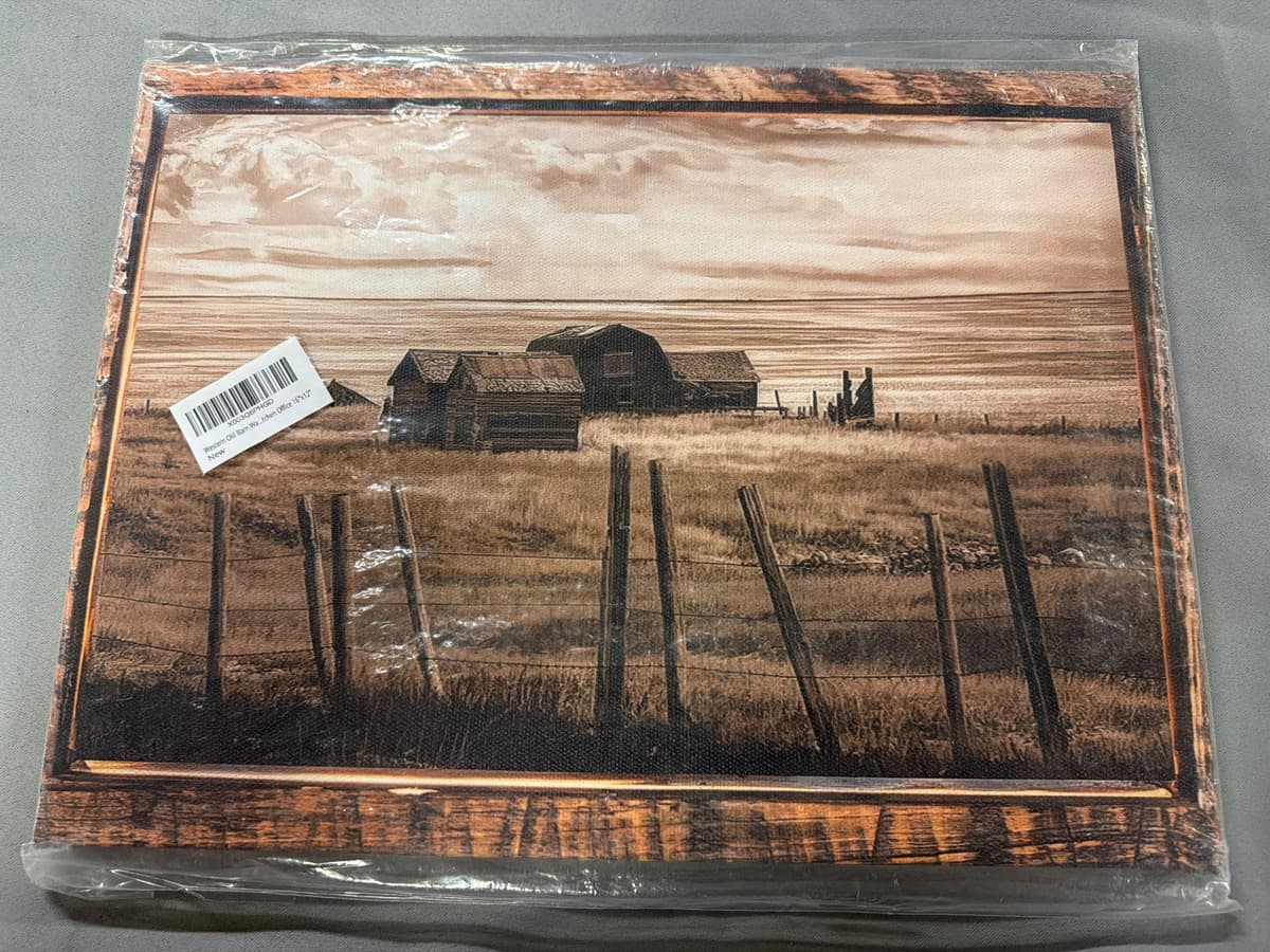Western Old Barn Picture (16 x 12)