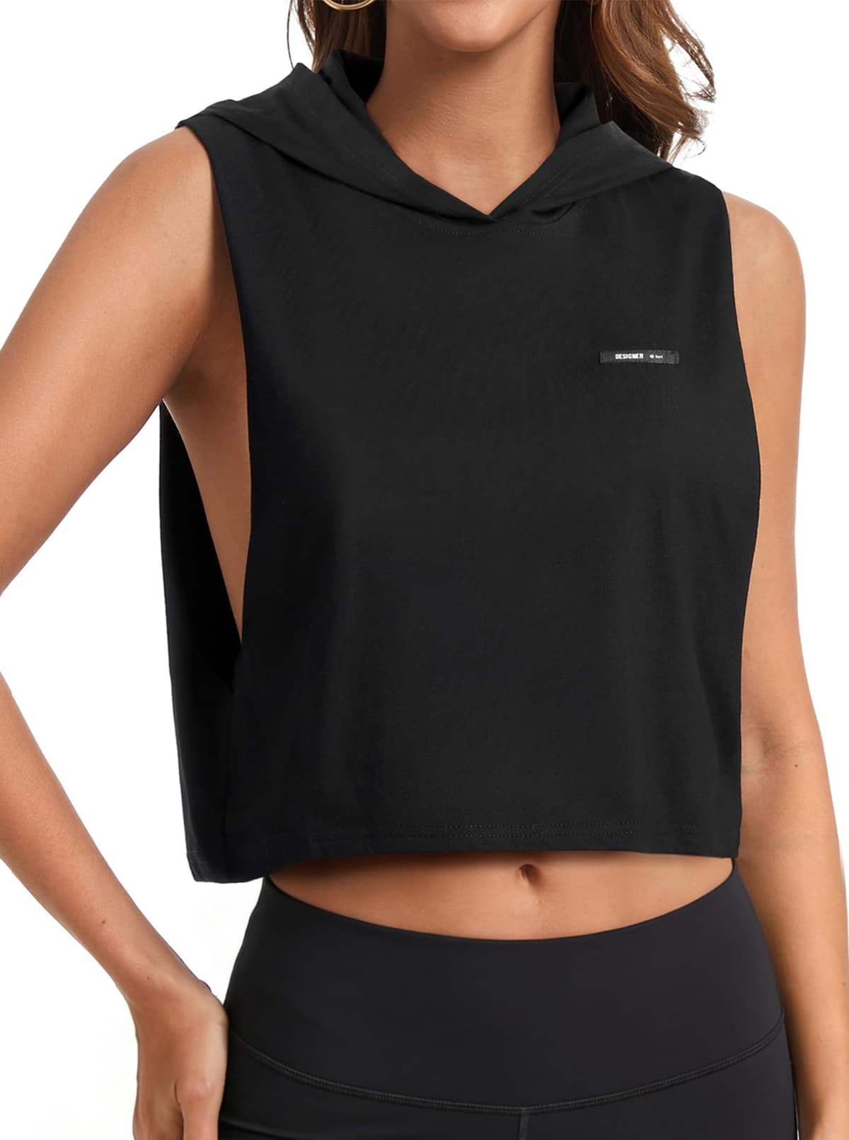 Hilinker Women's Workout Crop Tank Tops (XL)