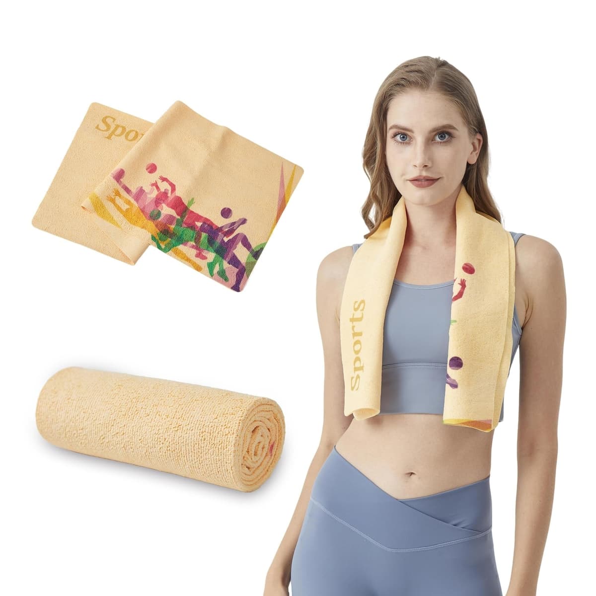 Cooling Towel 40 X 8 in, Reusable Chilly Pad