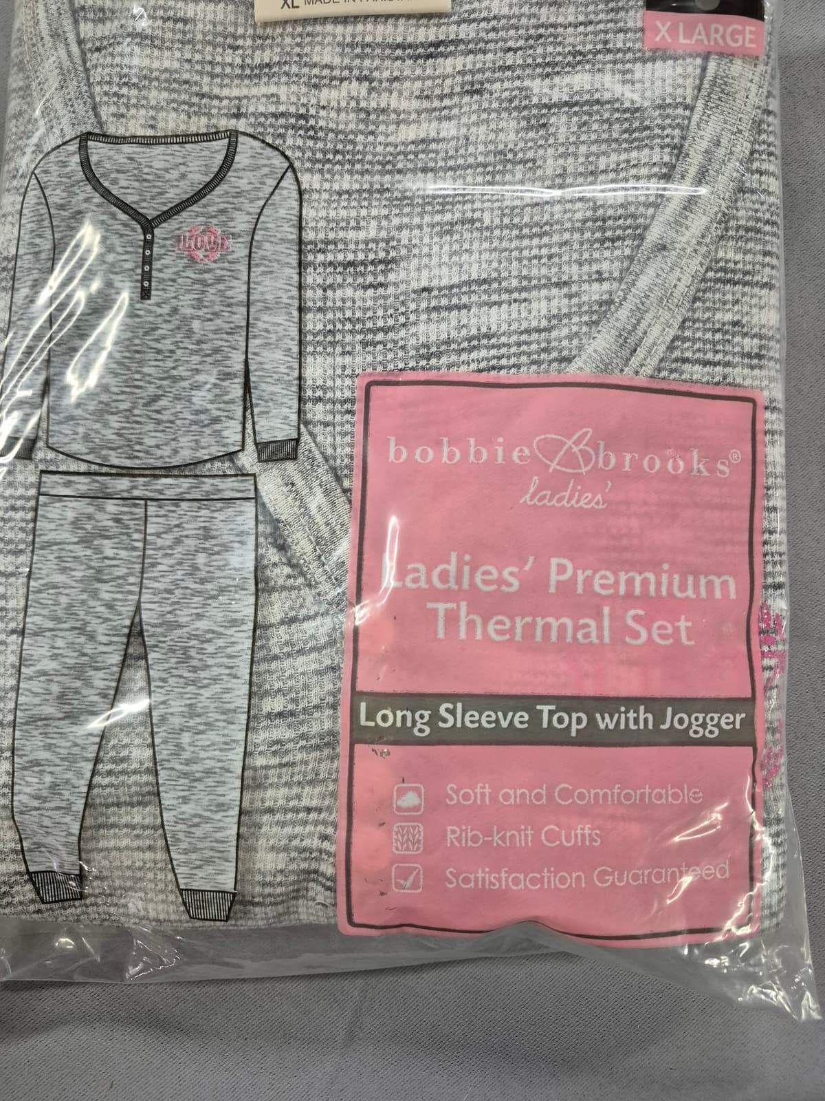 Bobbie Brooks Ladies Thermal Pajamas (XL)