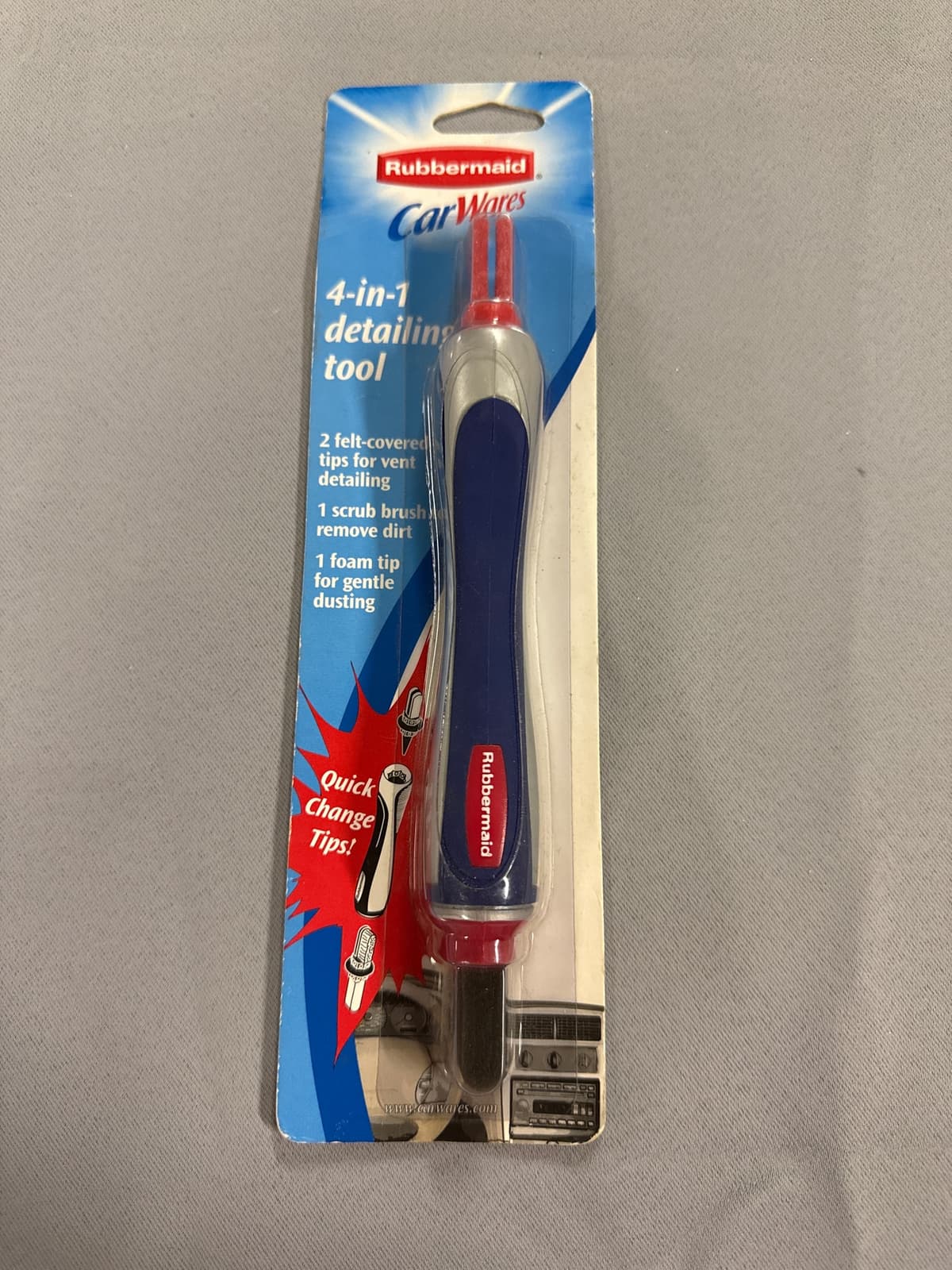 Rubbermaid CarWares Auto 4-in-1 Detailing Tool