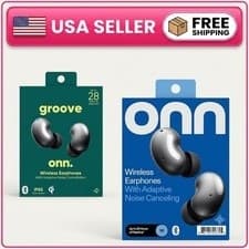 onn Wireless Earphones Adaptive Noise Canceling