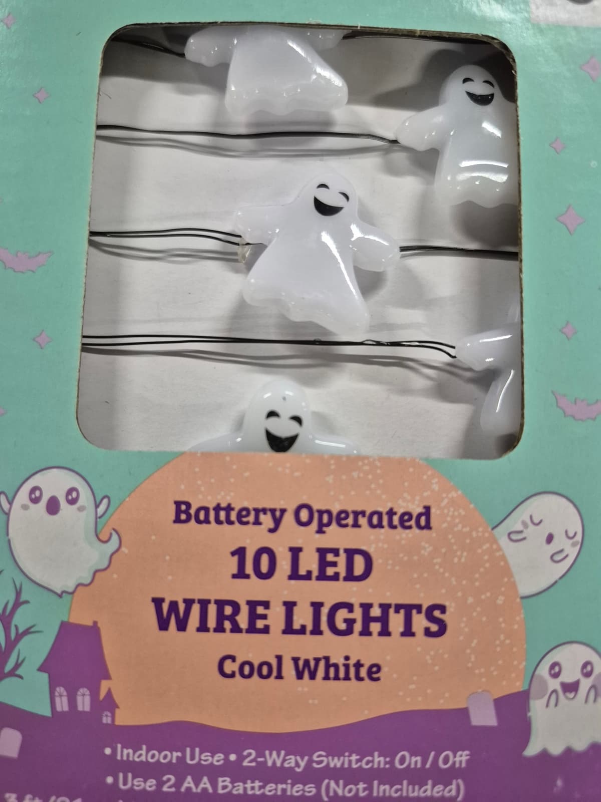 Halloween Battery Operated LED Wire Lights