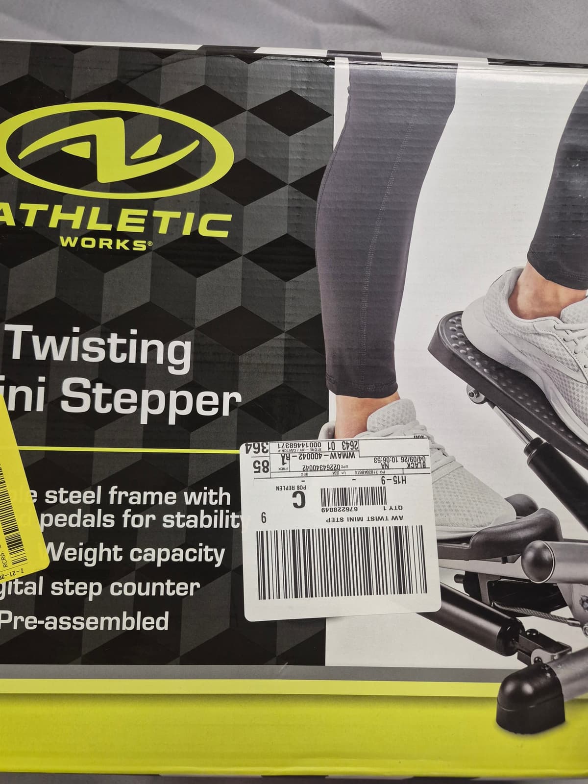 Athletic Works Twisting Mini Stepper Step Machine