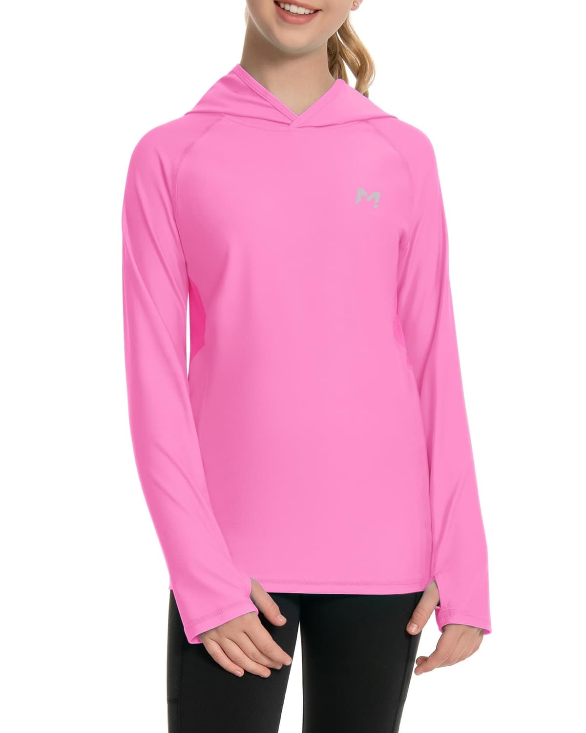 Moozava UPF 50+ Rash Guard Shirt for Girls (L)