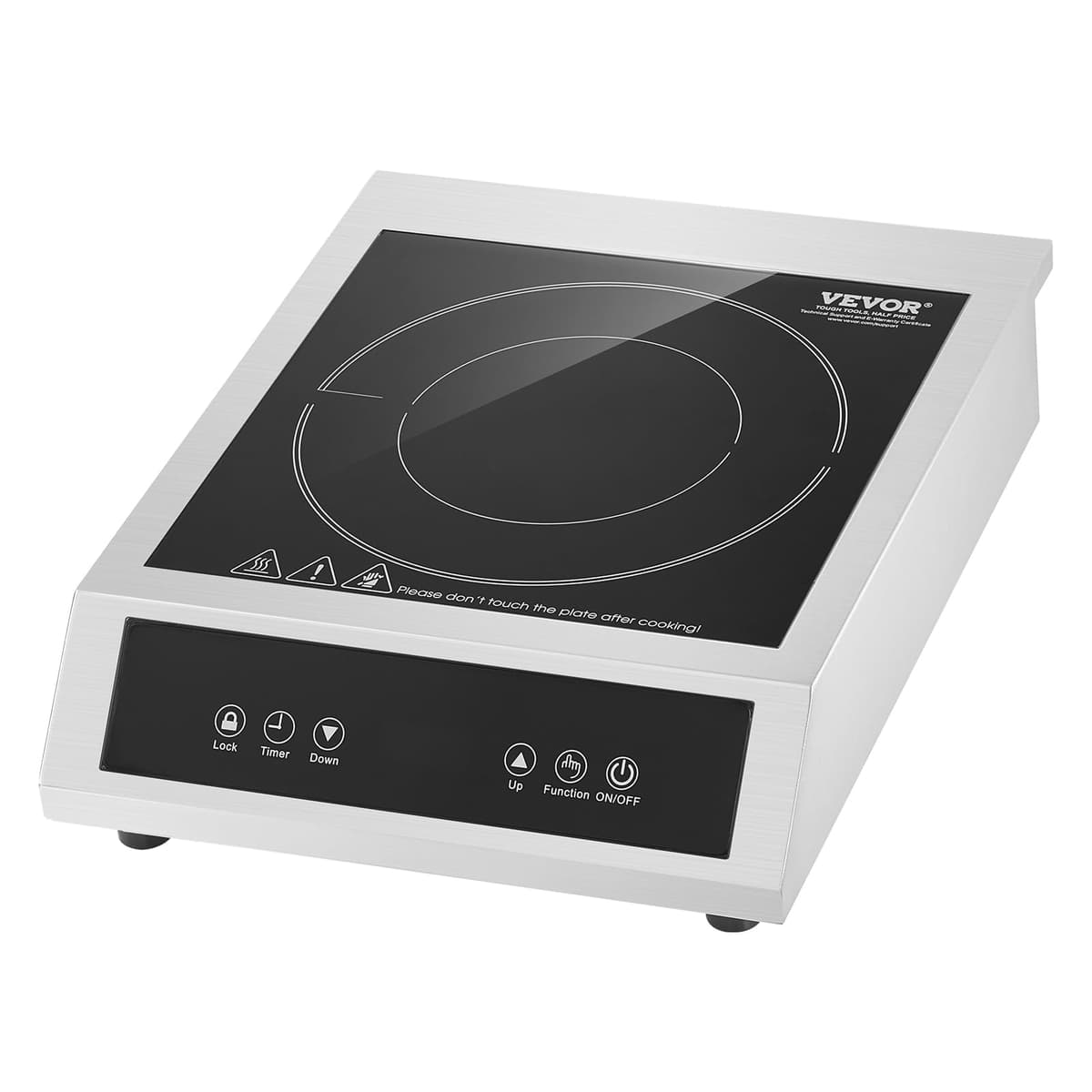 VEVOR Portable Commercial Cooktop, 1800W
