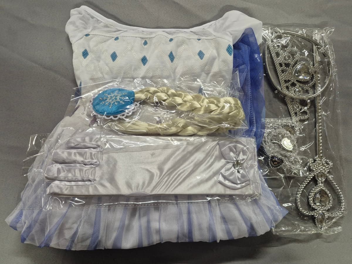 Kids Elsa Halloween Costume Set (3-4)