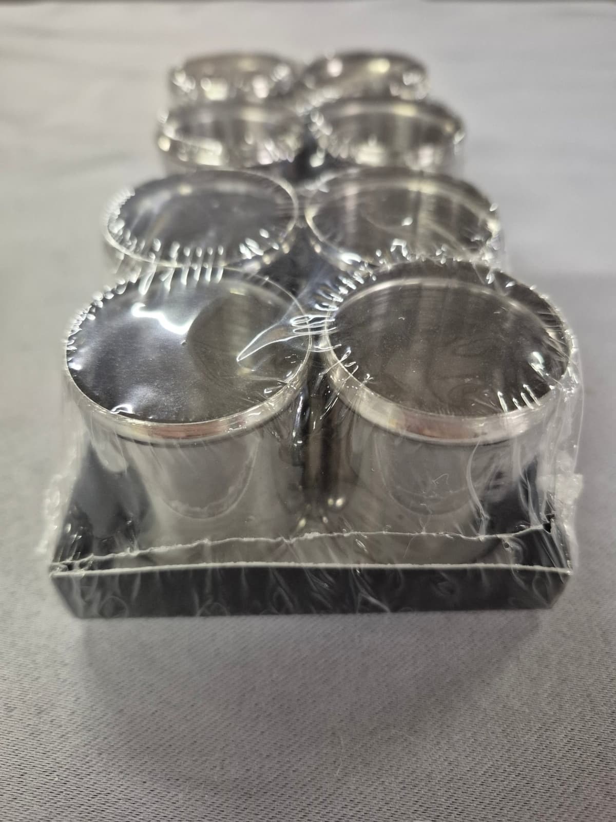 8 Pack Silver Napkin Rings