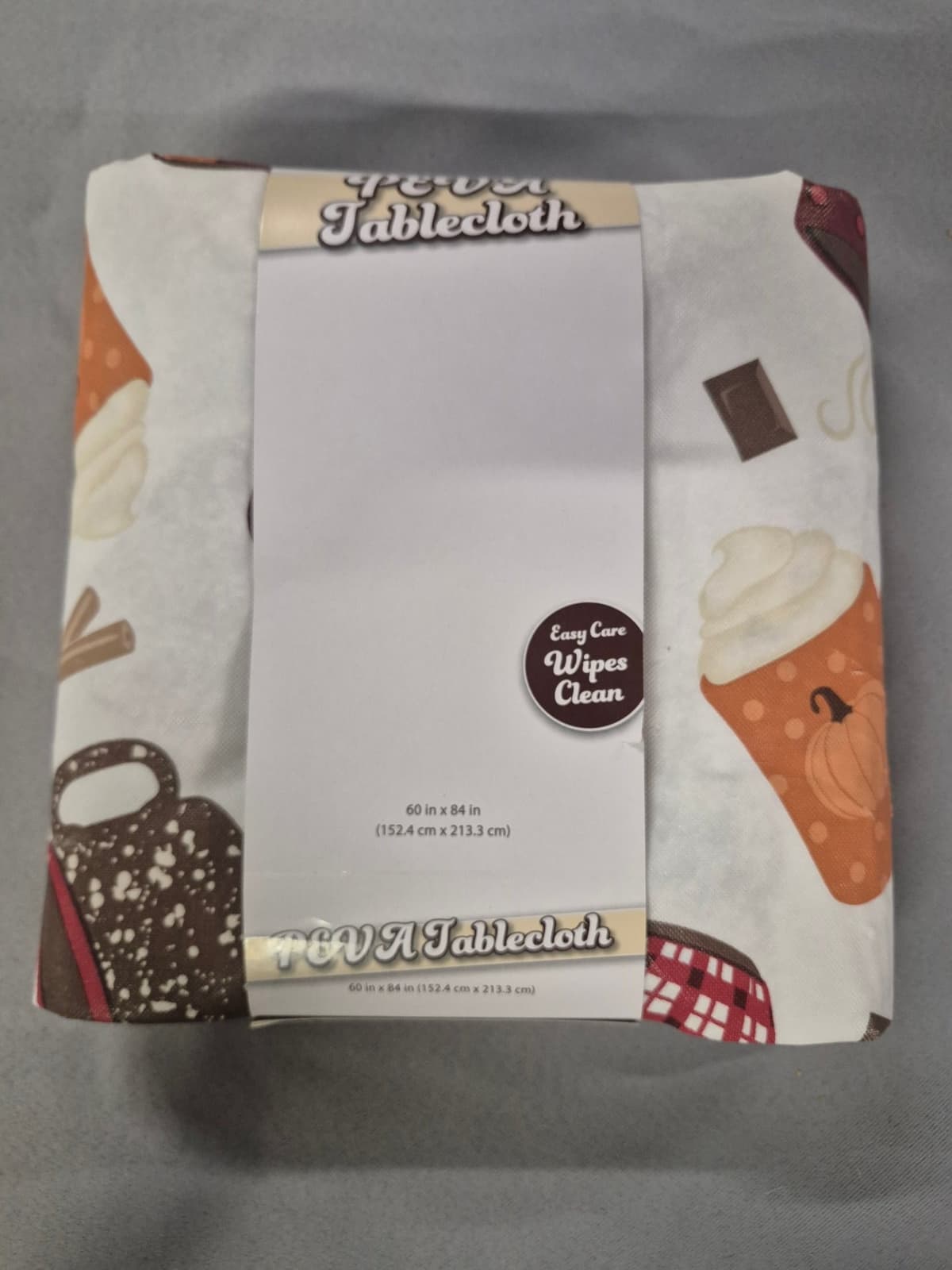 Fall Themed Tablecloth 60"×84"
