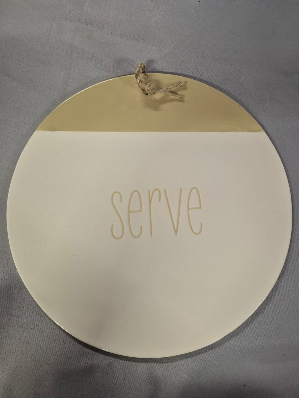 "Serve" Serving Platter