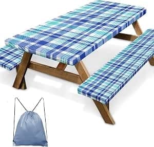 Picnic Table Cover with Bench Covers, 72 Inch