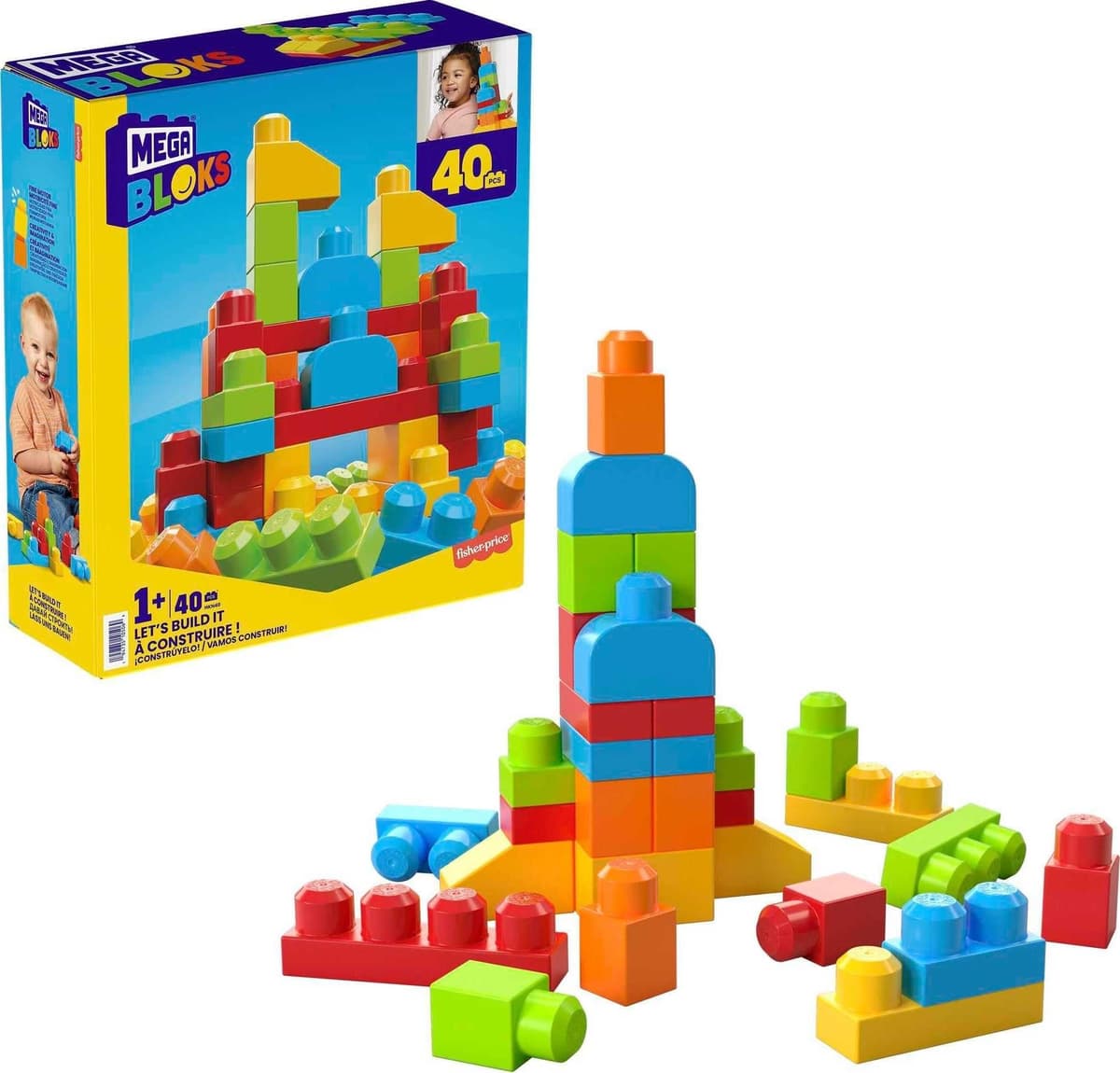 Mega Bloks Let's Build! Construction Toy for 1
