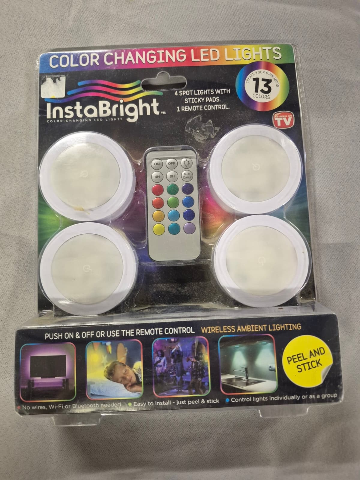 Instabright Color Changing LED Lights With Remote