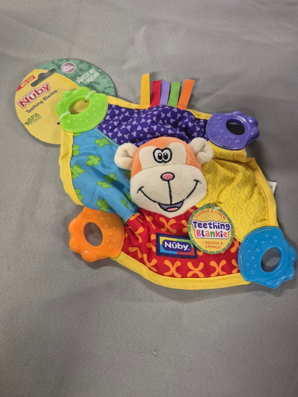 Nuby Teething Blanket