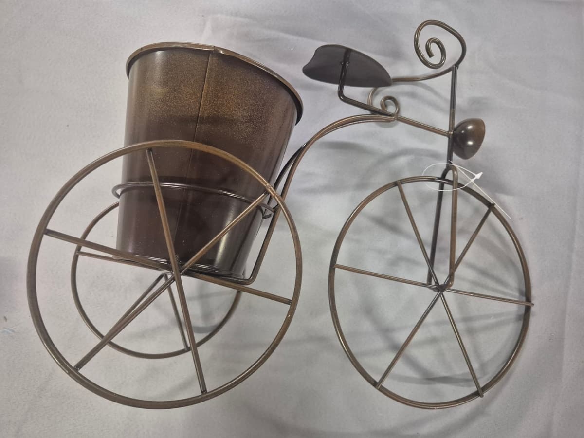 Bronze Tricycle Planter