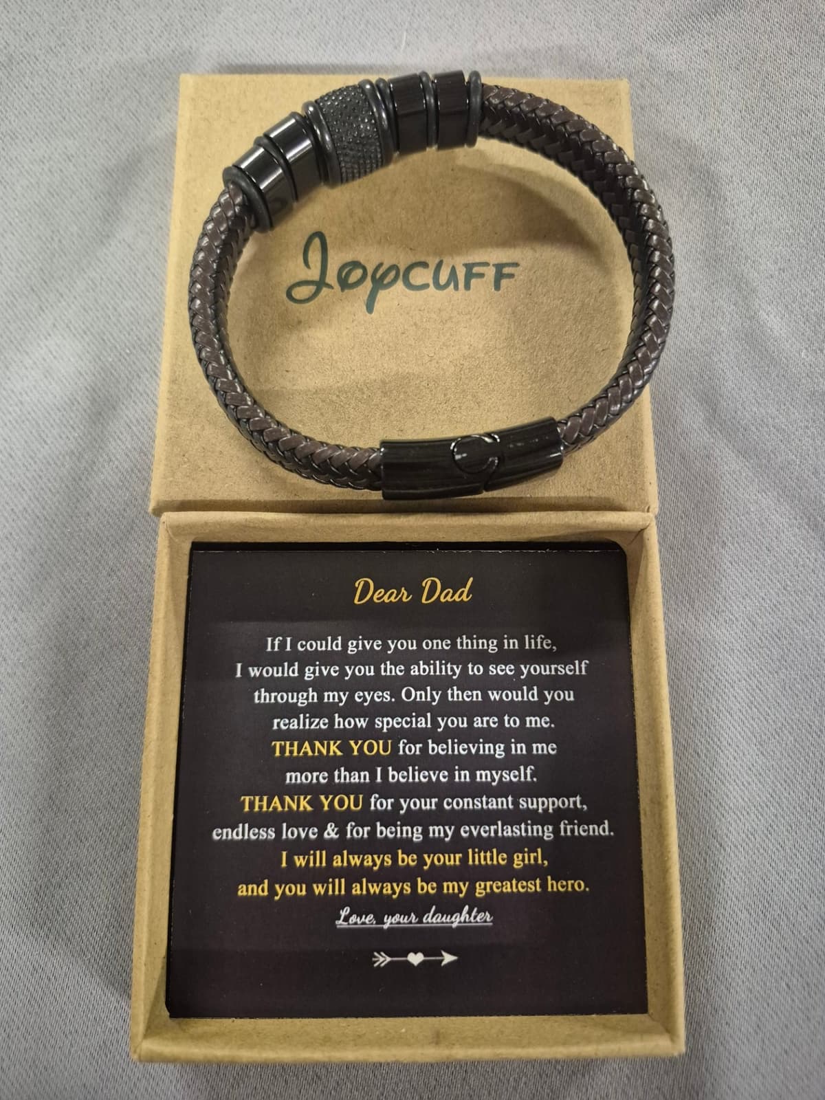 Joycuff Dad Bracelet From Daughter