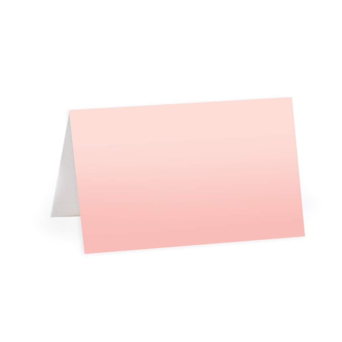 Press Blush Pink Rose Elegant Party Tent Cards