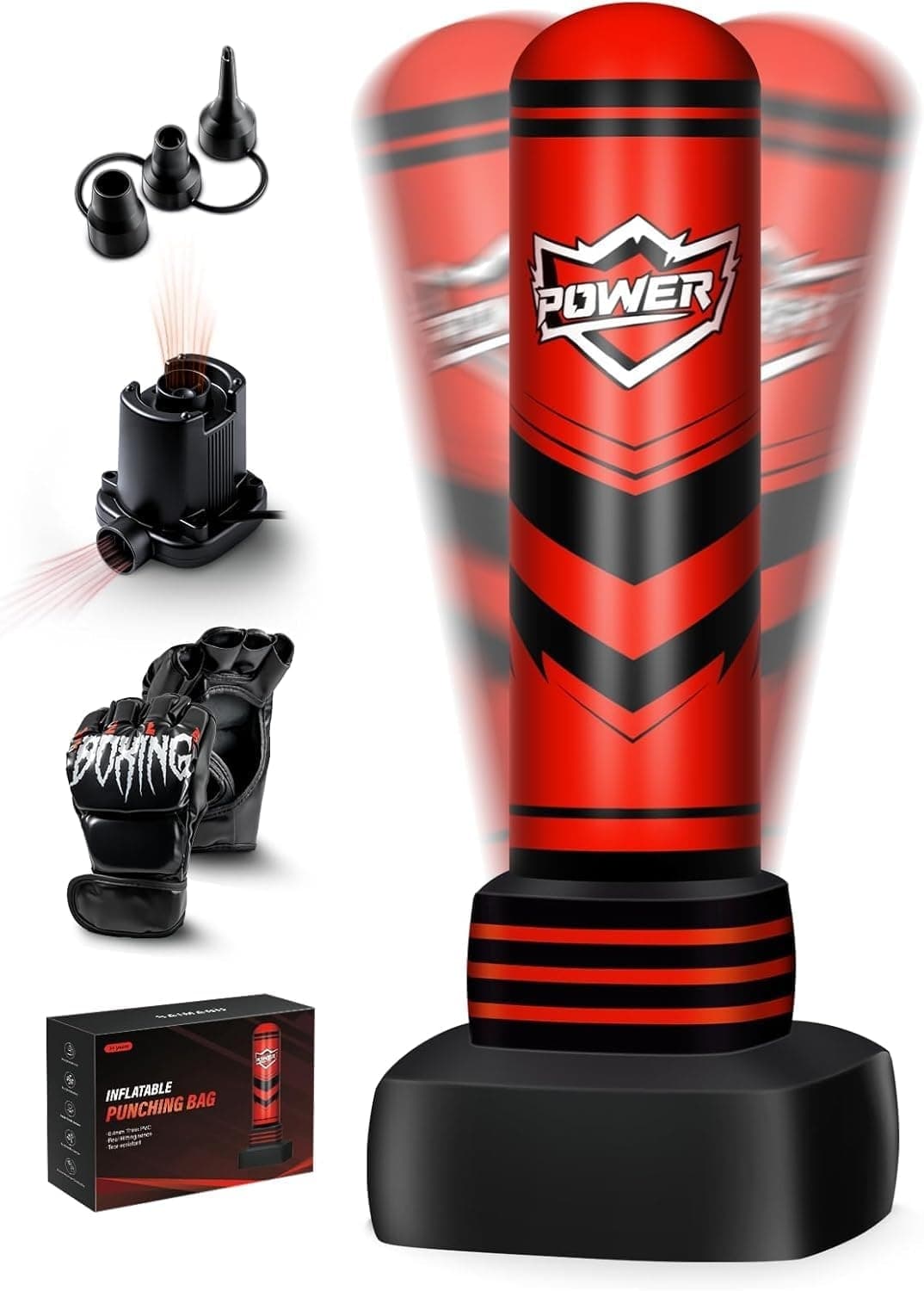 Punching Bag for Teens, 70'' Heavy Boxing Bag