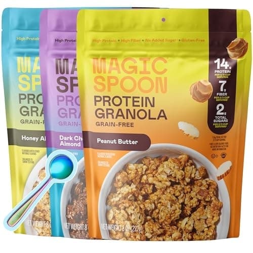 Magic Spoon High Protein Granola Variety 3 Pack