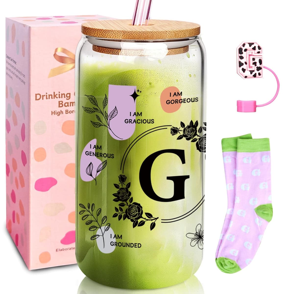 ANOTION Cute Cups - Ini-Tial Gifts White Elephant