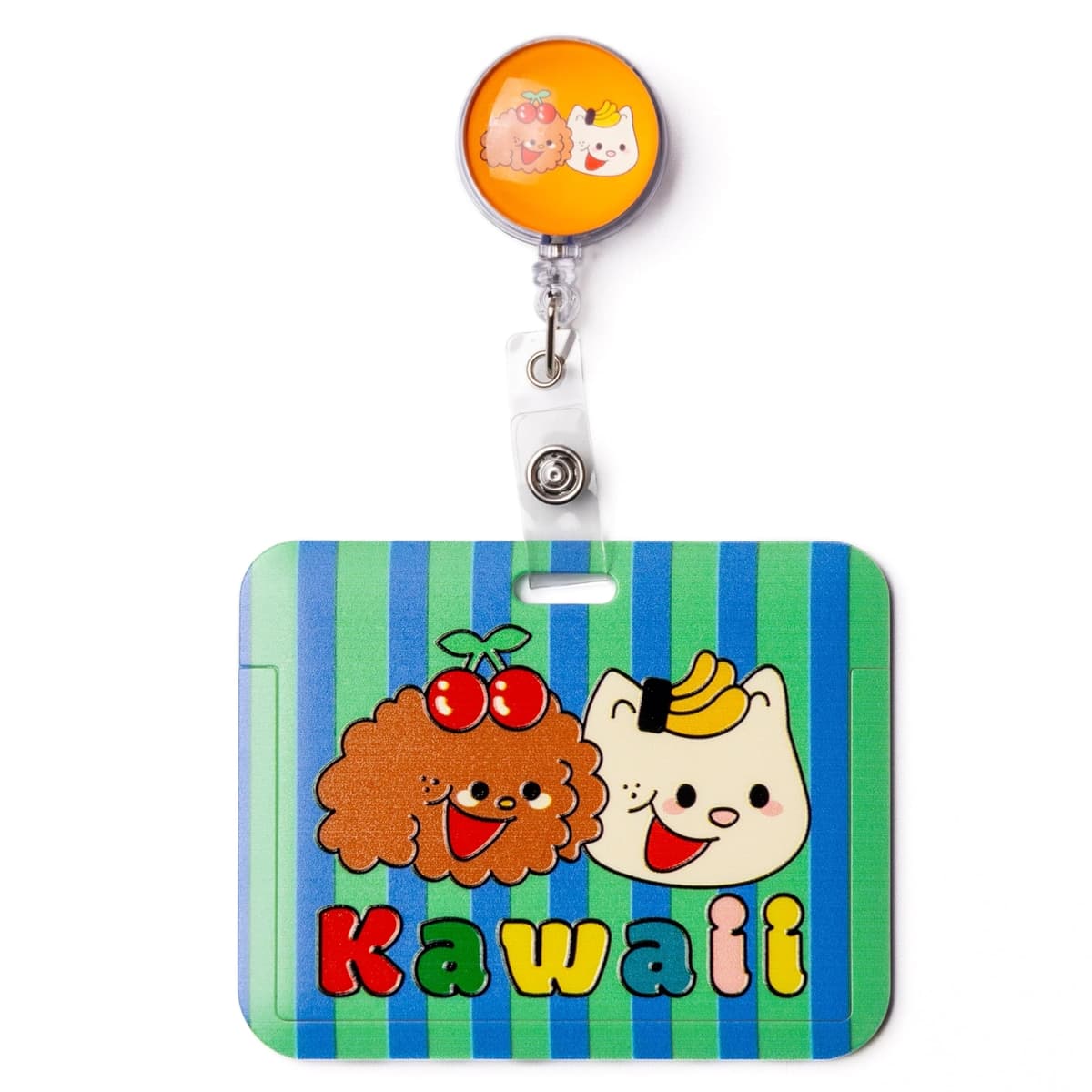 Retractable Badge Holder with ID Card Case – Cute