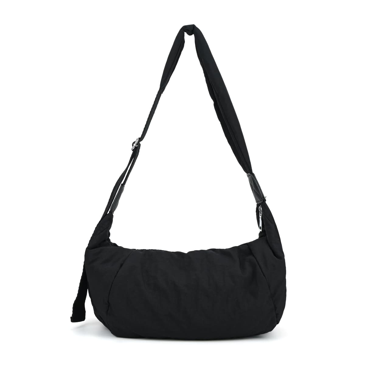 Crossbody Bag for Women/Men Trendy, Crescent-Black