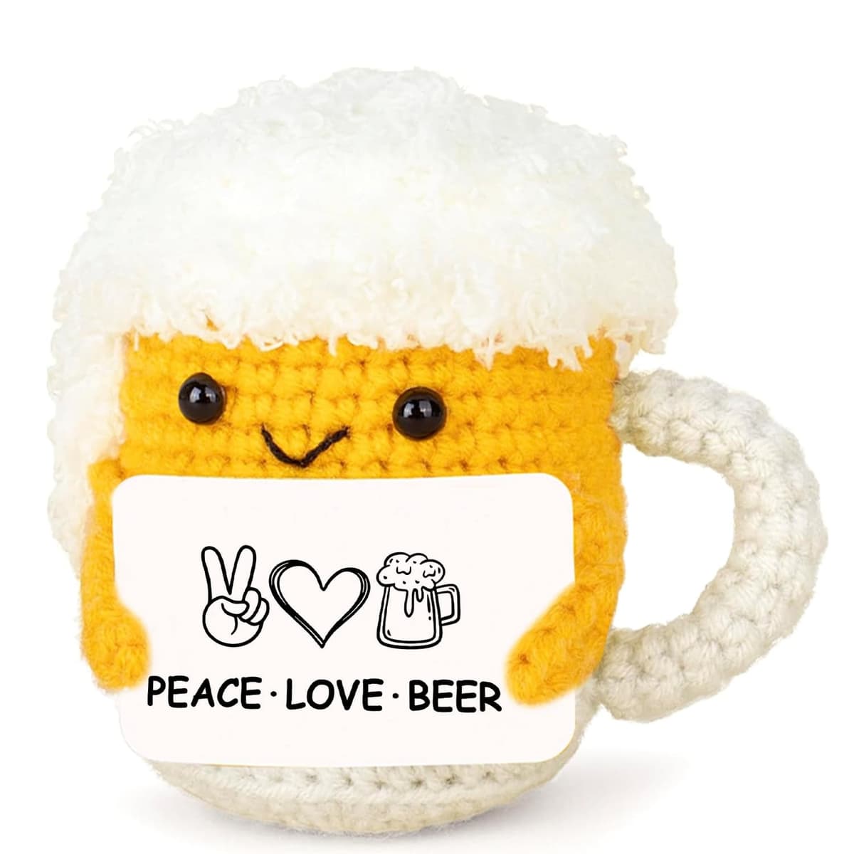 Mental Health Gifts, Inspirational Crochet Beer